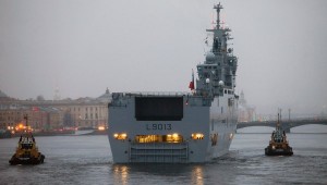 Escale du Mistral à Saint Petersbourg